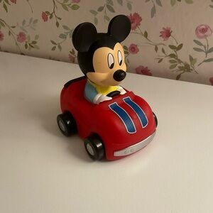 Disney Mickey Mouse Red and Blue Toy Car